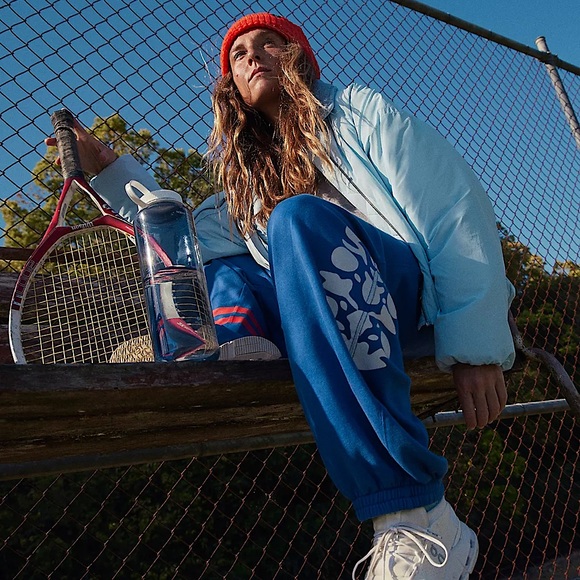 NEW Free People Outpost Bomber Jacket In Boardwalk Blue - Picture 16 of 16